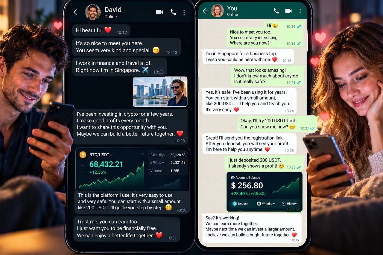A typical scam conversation, continued