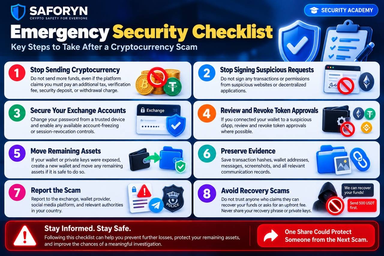 10. SAFORYN Emergency Security Checklist