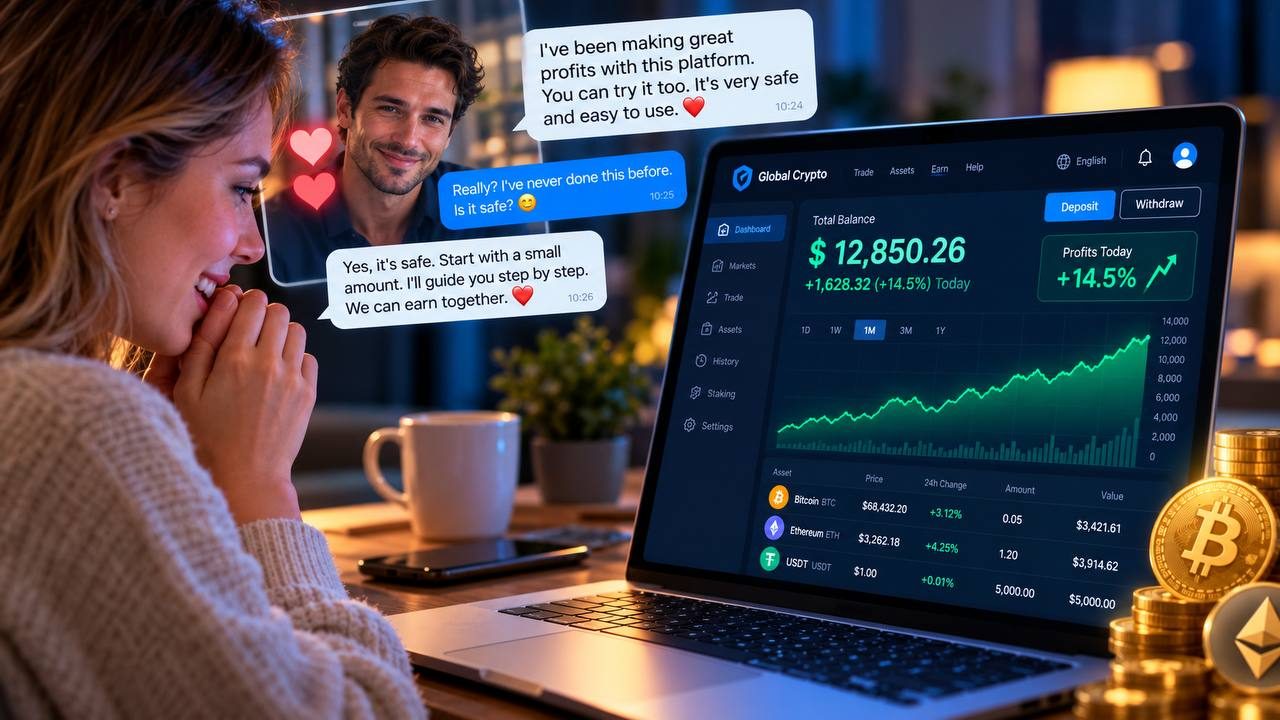 A typical scam conversation