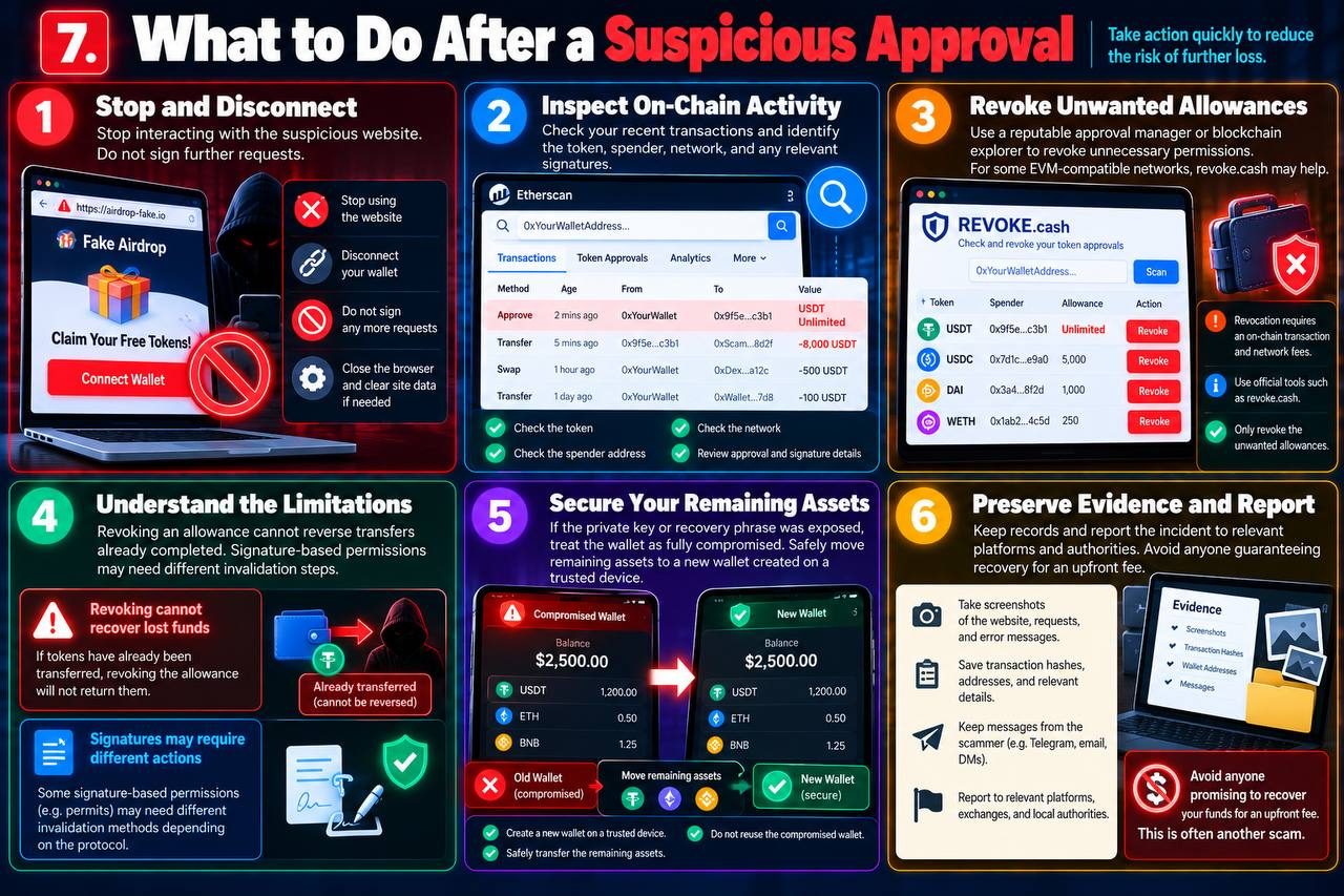 7. What to Do After a Suspicious Approval