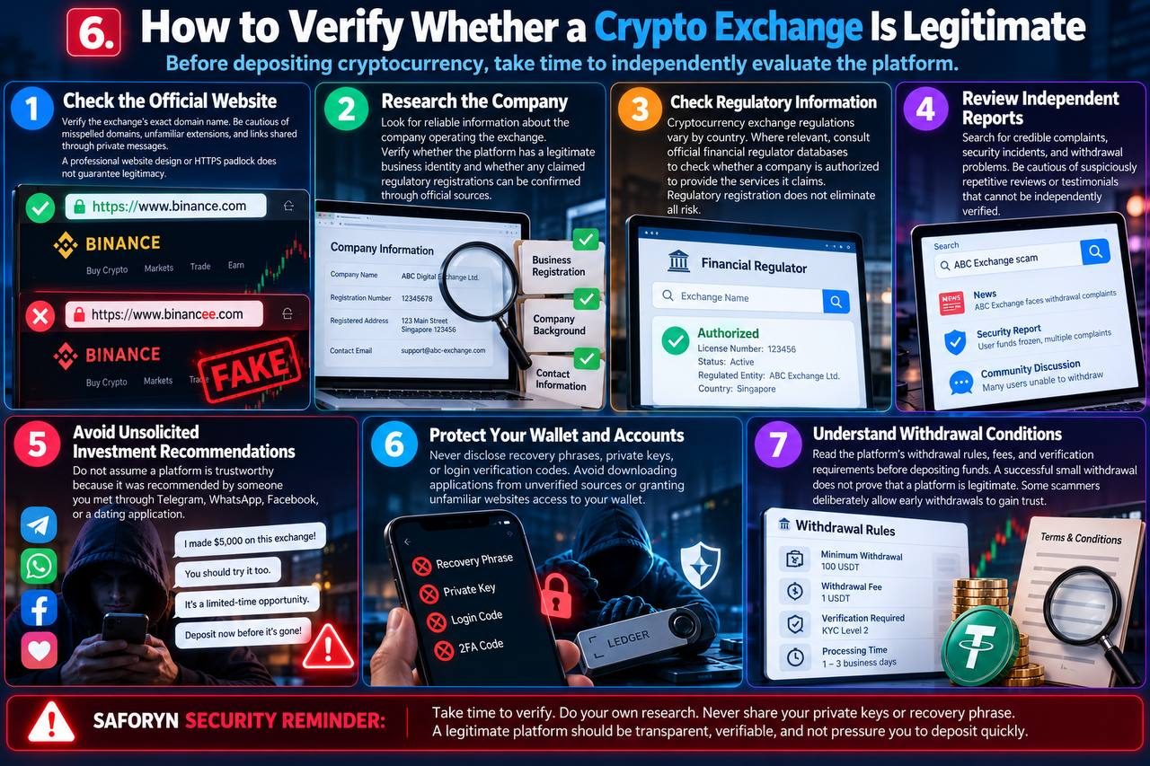 6. How to Verify Whether a Crypto Exchange Is Legitimate
