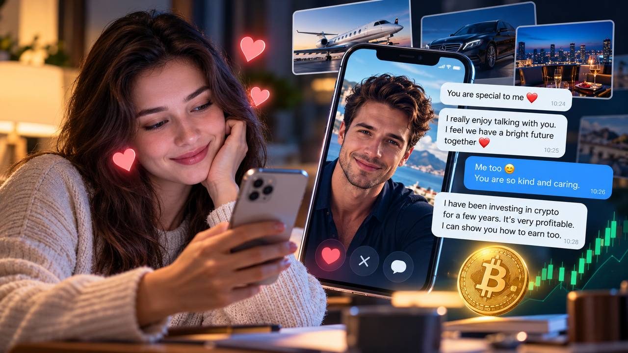 What is a crypto romance scam