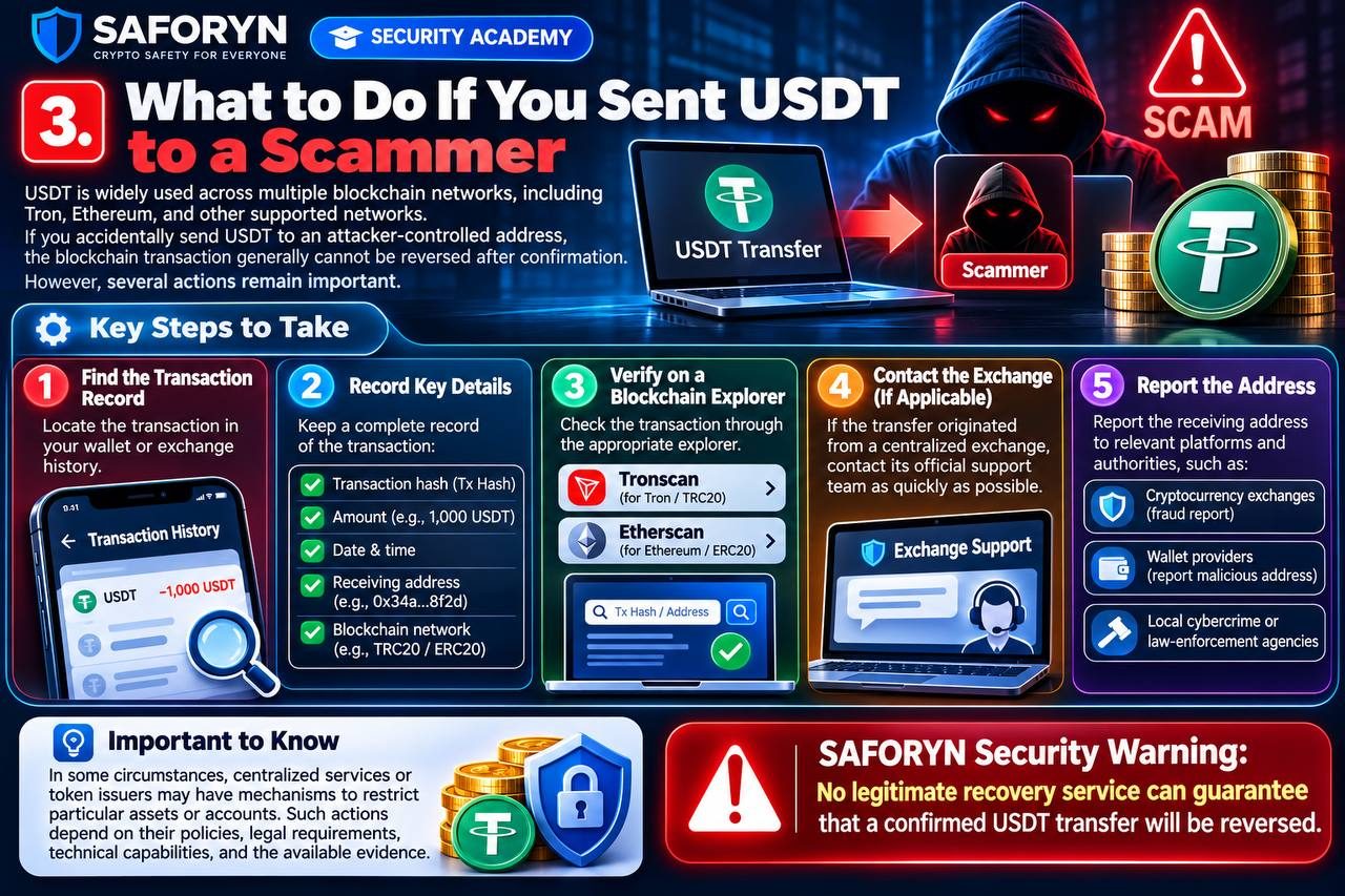 3. What to Do If You Sent USDT to a Scammer